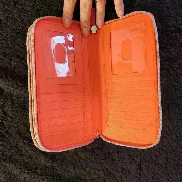 Corral and gold large wallet - Picture 3 of 10